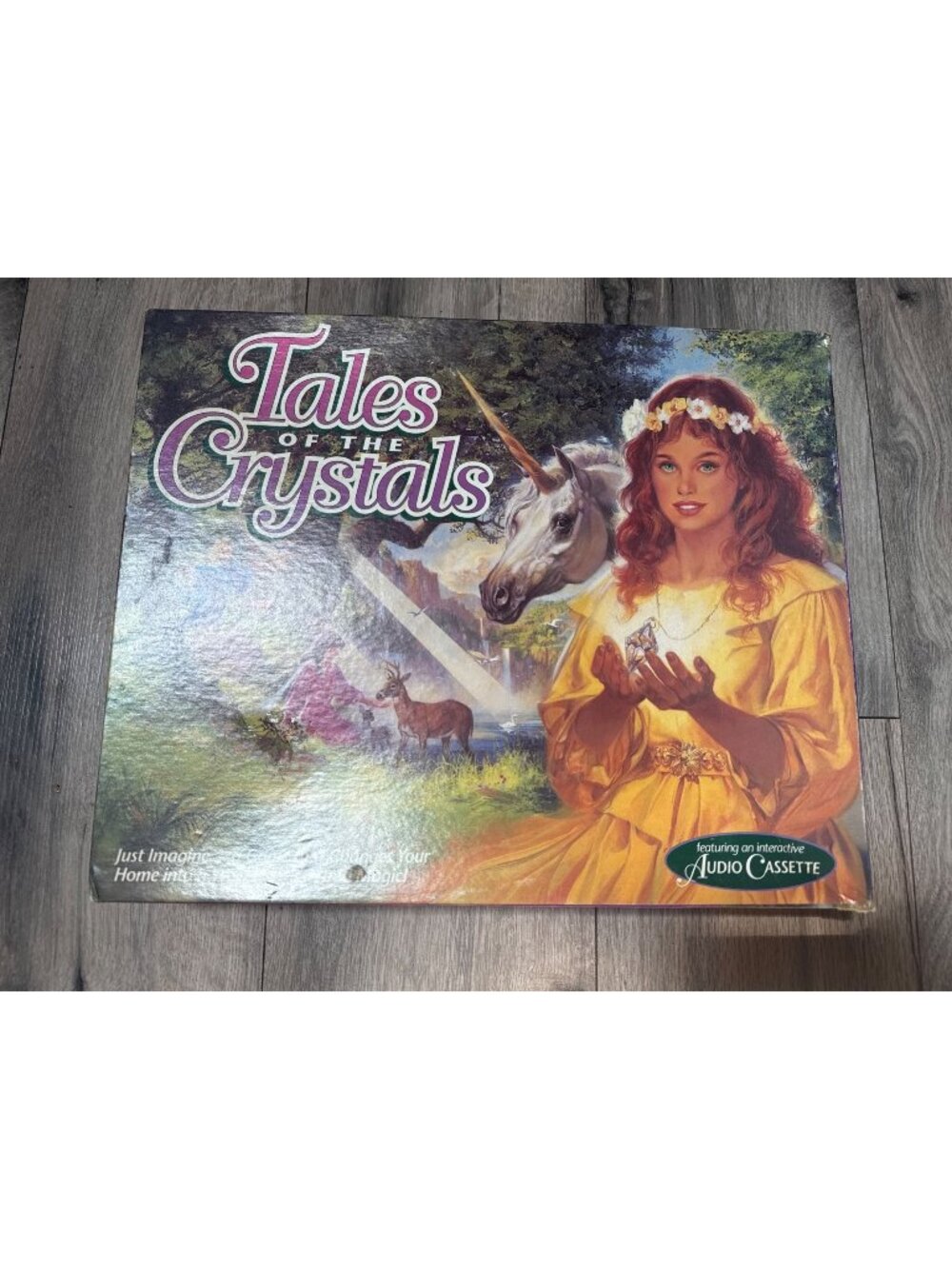 Tales Of The Crystals Interactive Board Game With Audio Cassette 1993 Milton Bra